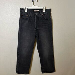 Levi's Women's Black Ankle Jeans
